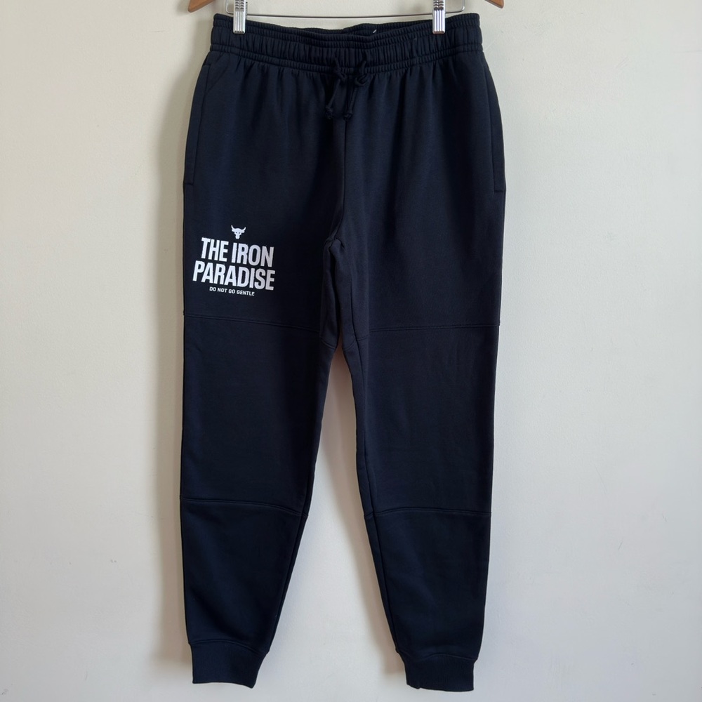 Under Armour Men's Project Rock Rival Fleece Joggers - Picture 3 of 10